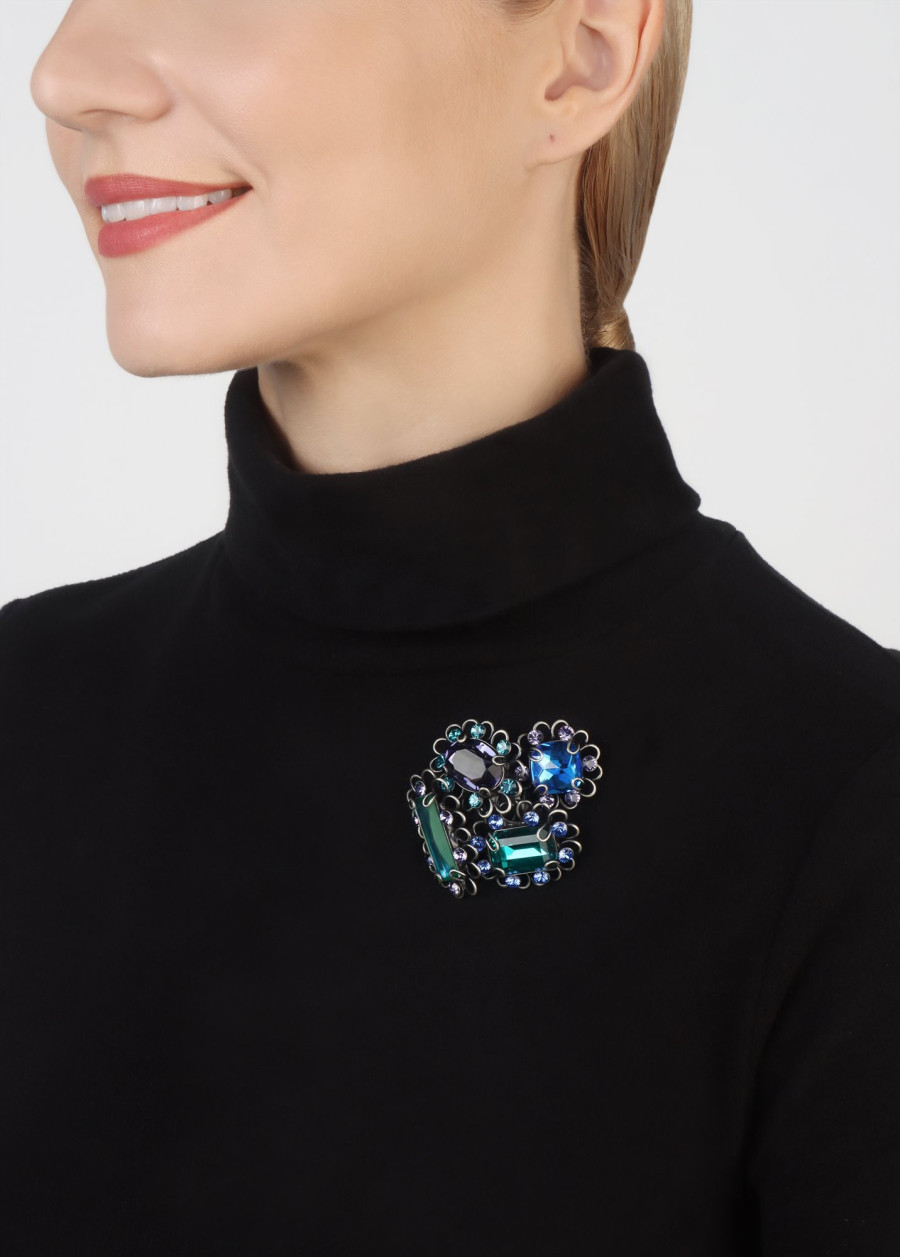 Брошь Gem Rocks