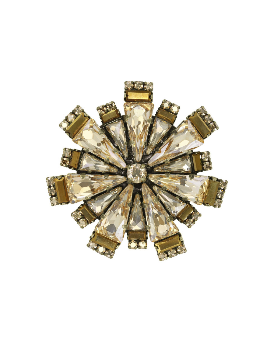 Брошь Spikes and Pearls