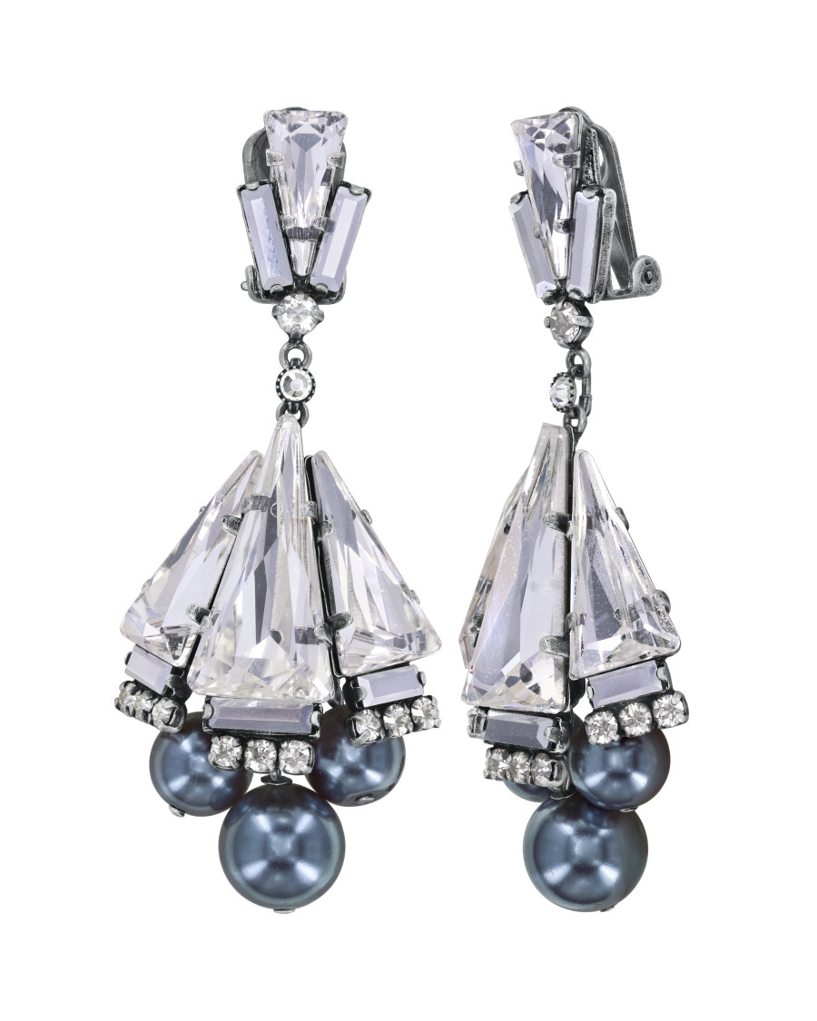 Клипсы Spikes and Pearls