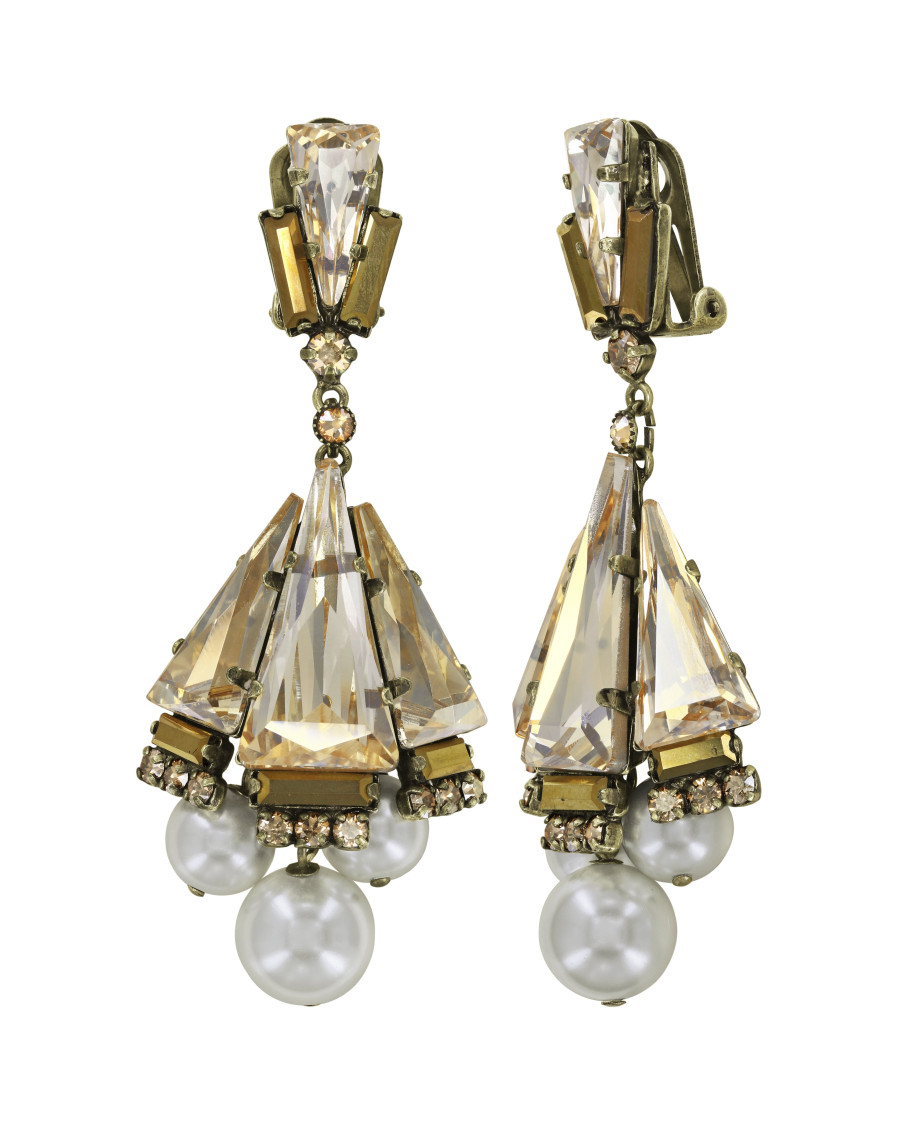 Клипсы Spikes and Pearls