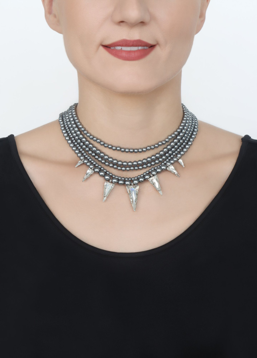 Колье Spikes and Pearls