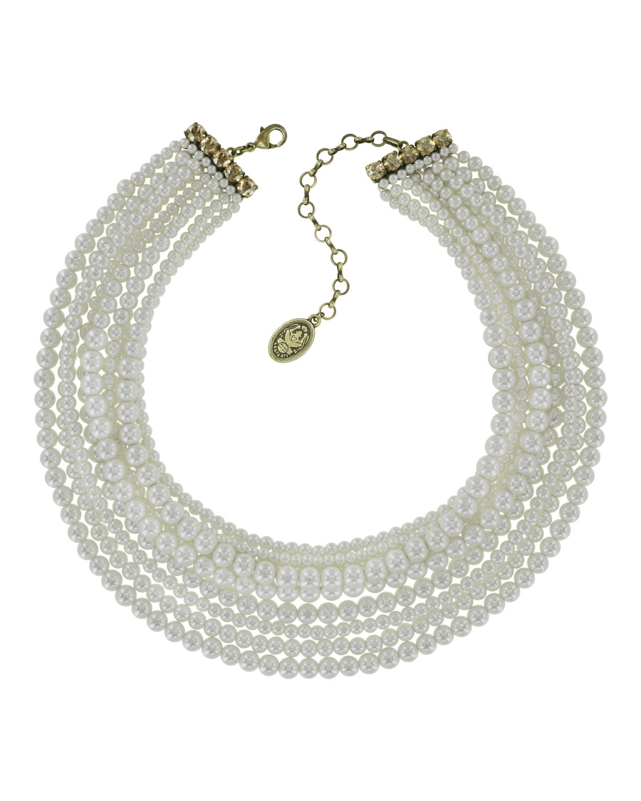 Колье Spikes and Pearls