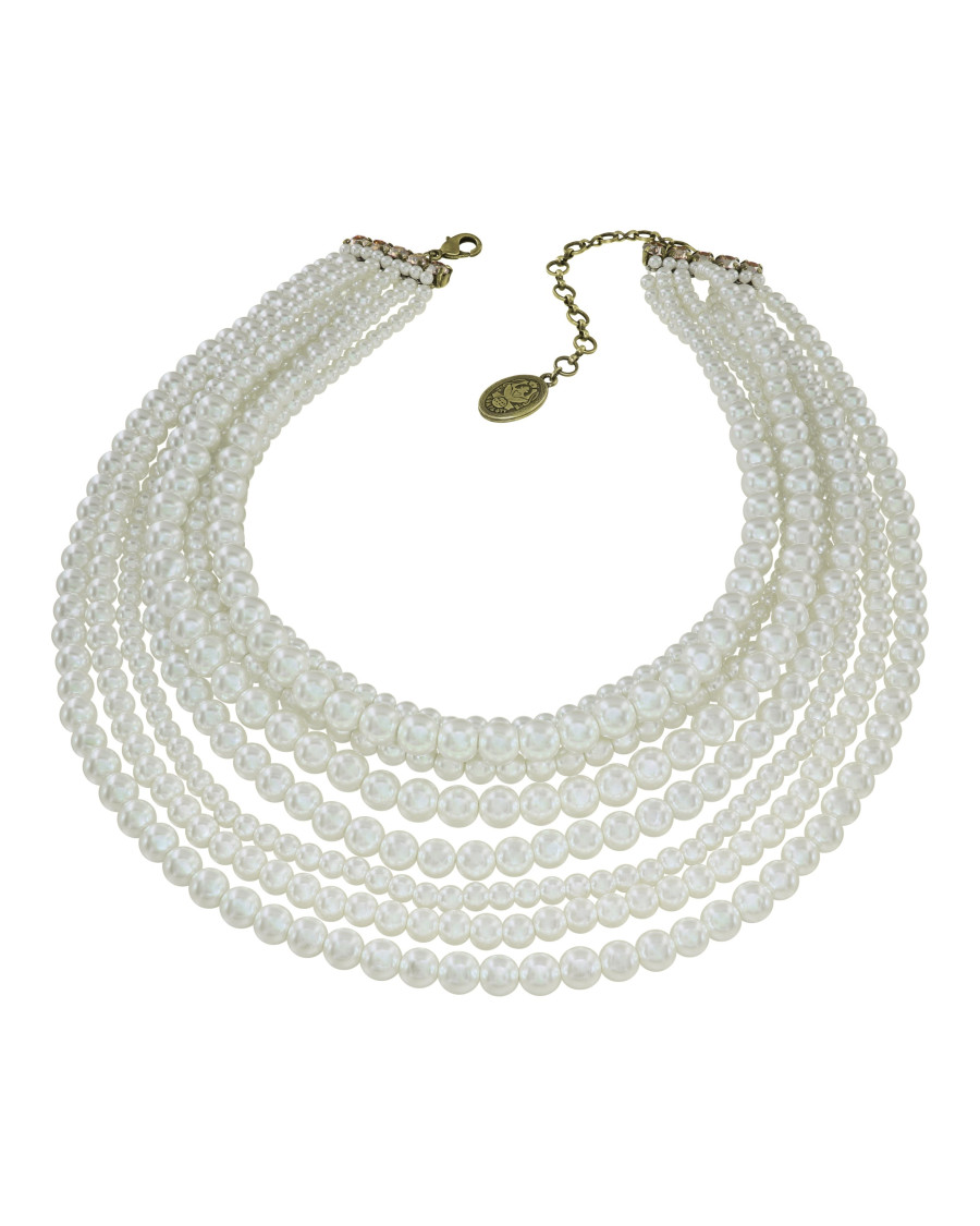 Колье Spikes and Pearls