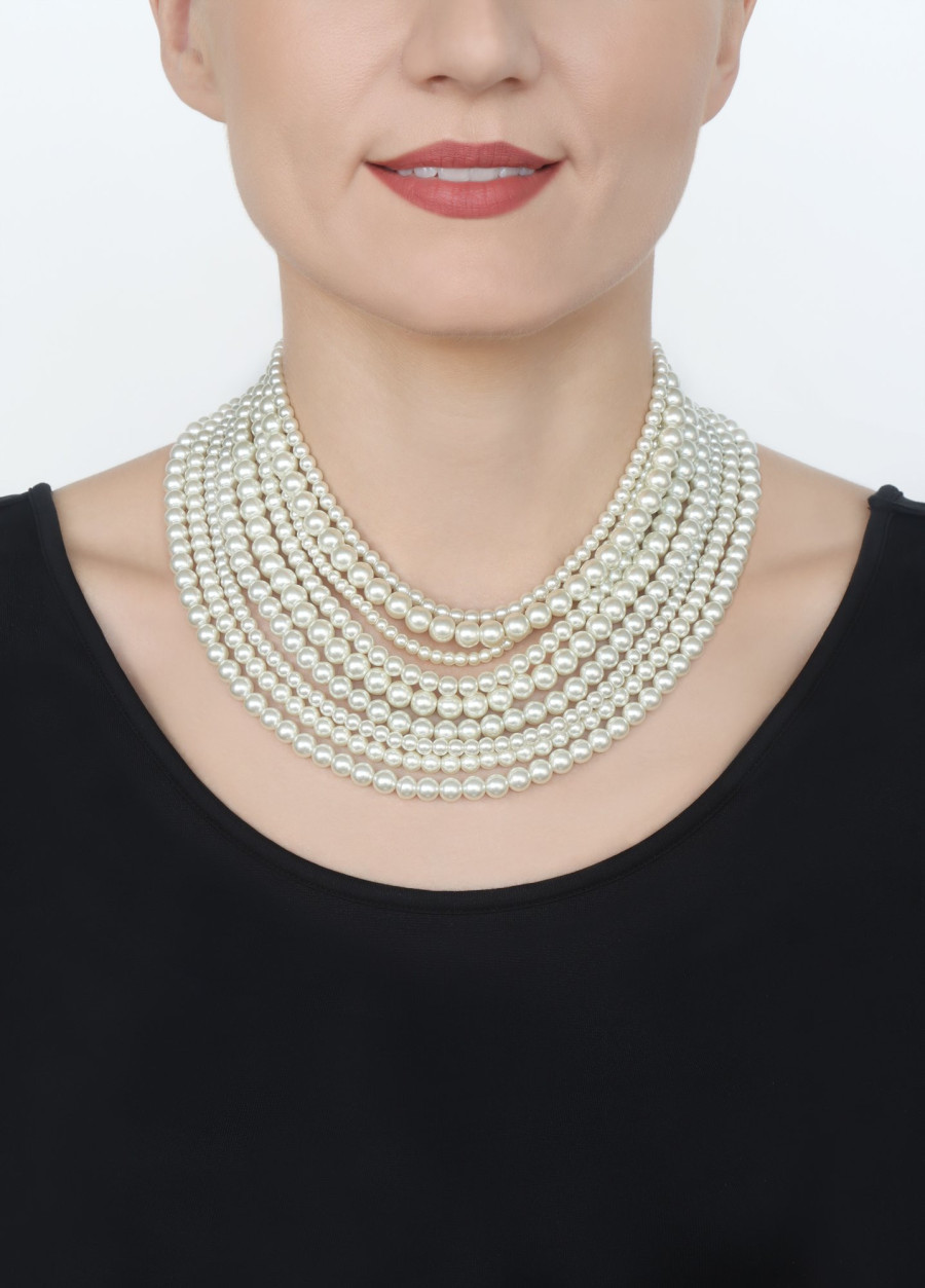 Колье Spikes and Pearls