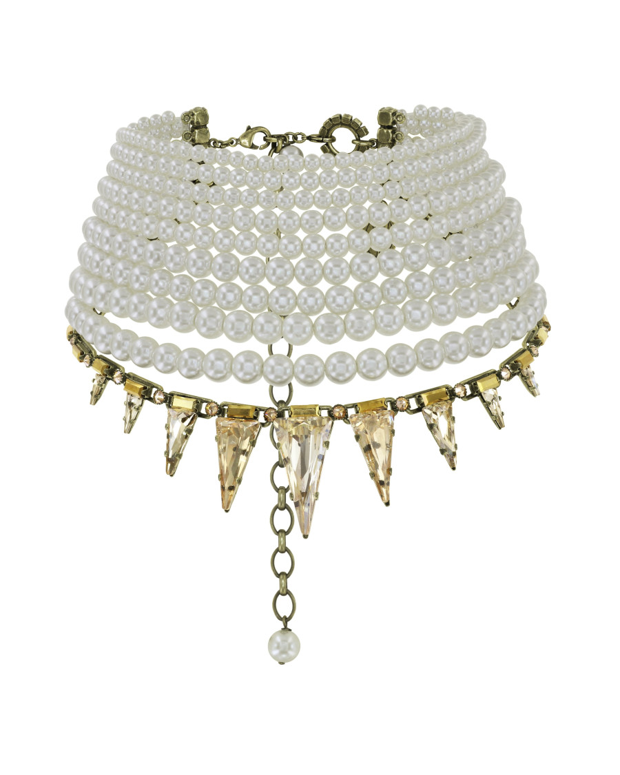 Чокер Spikes and Pearls