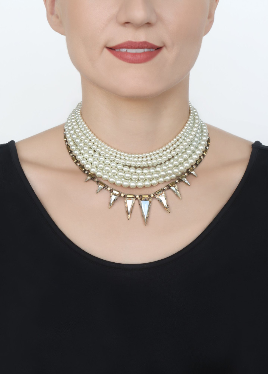 Чокер Spikes and Pearls
