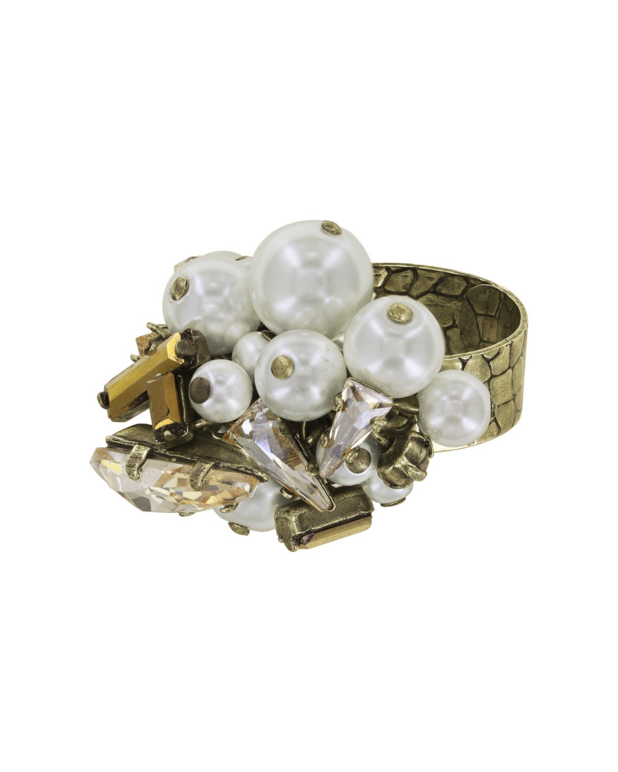 Кольцо Spikes and Pearls