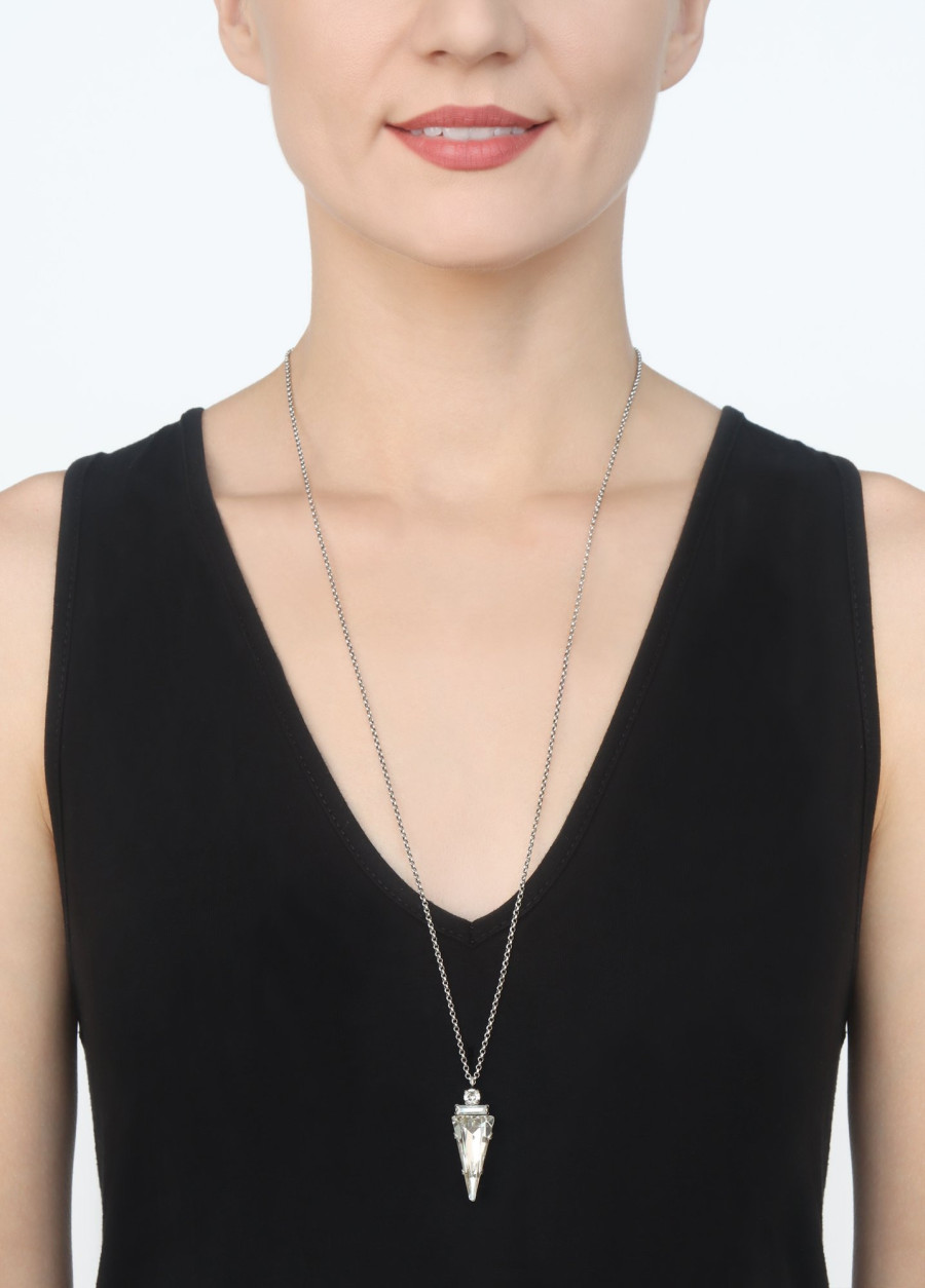 Подвеска на длинной цепи Spikes and Pearls