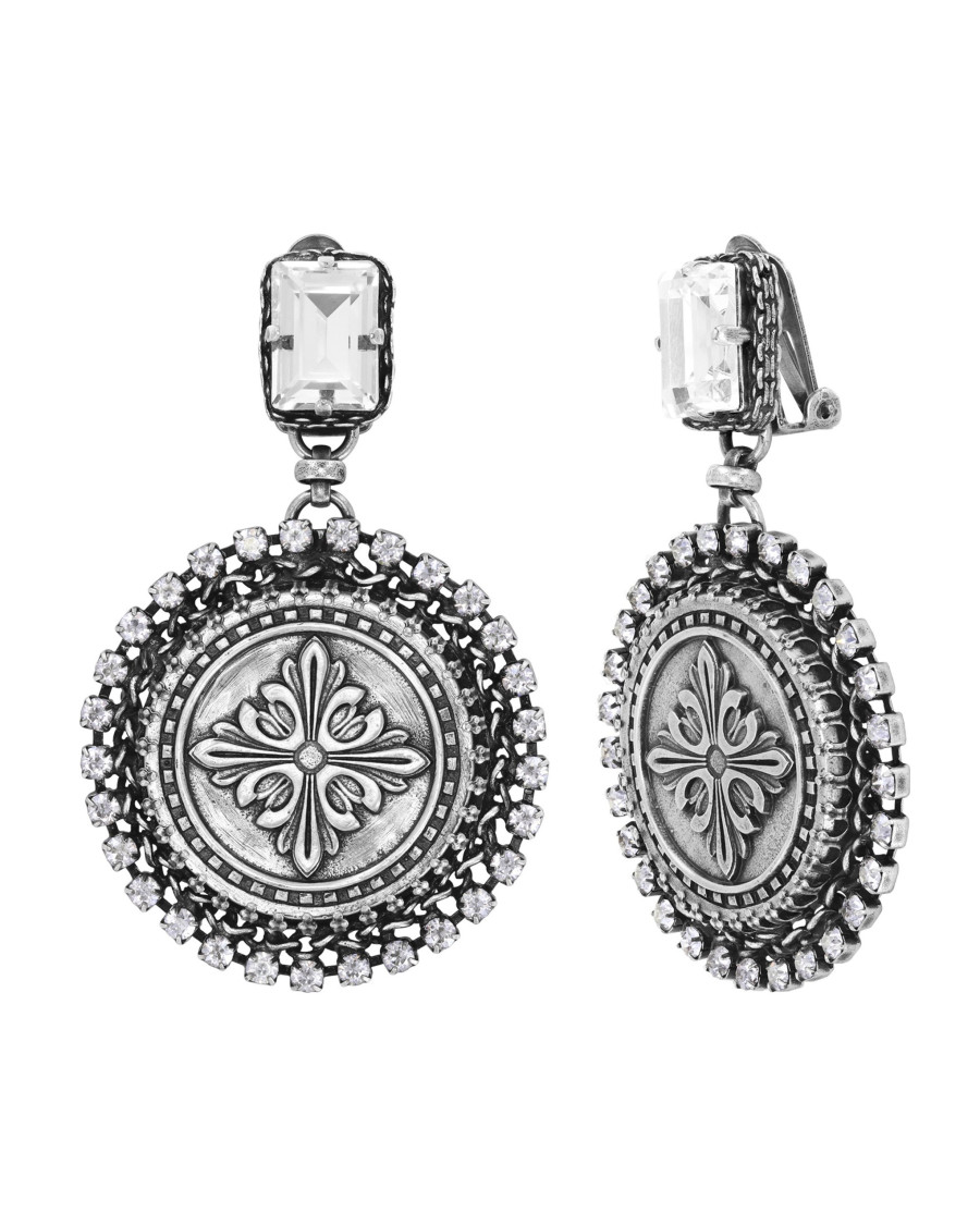 Клипсы Medallion Glam