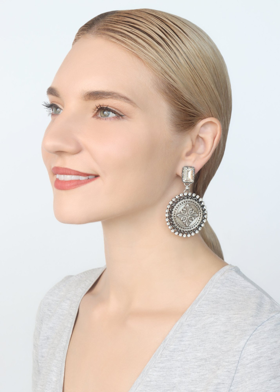 Клипсы Medallion Glam