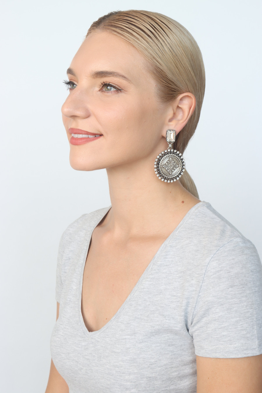 Клипсы Medallion Glam