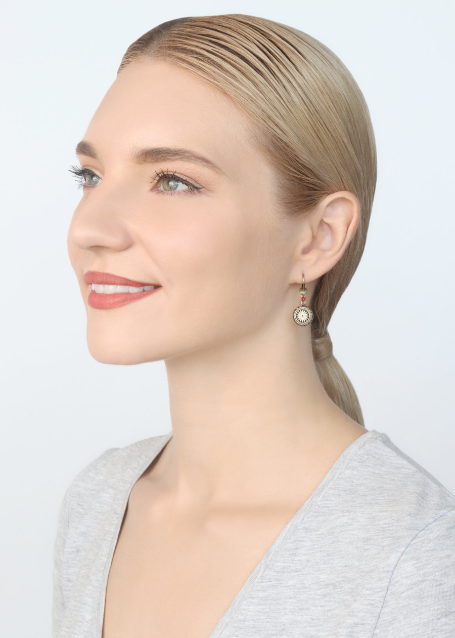 Серьги Medallion Glam