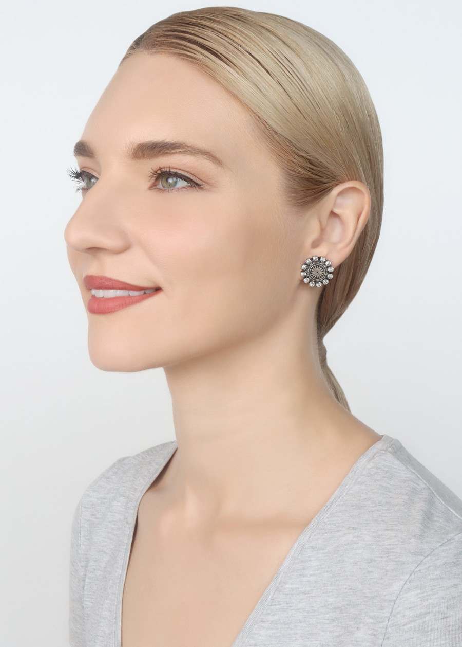Серьги Medallion Glam