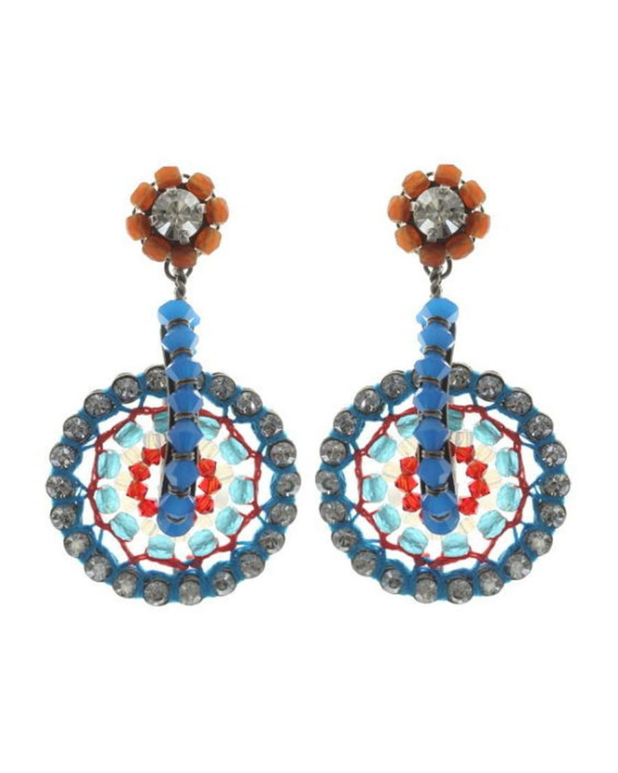 Серьги Paisley African