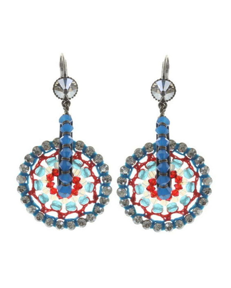 Серьги Paisley African