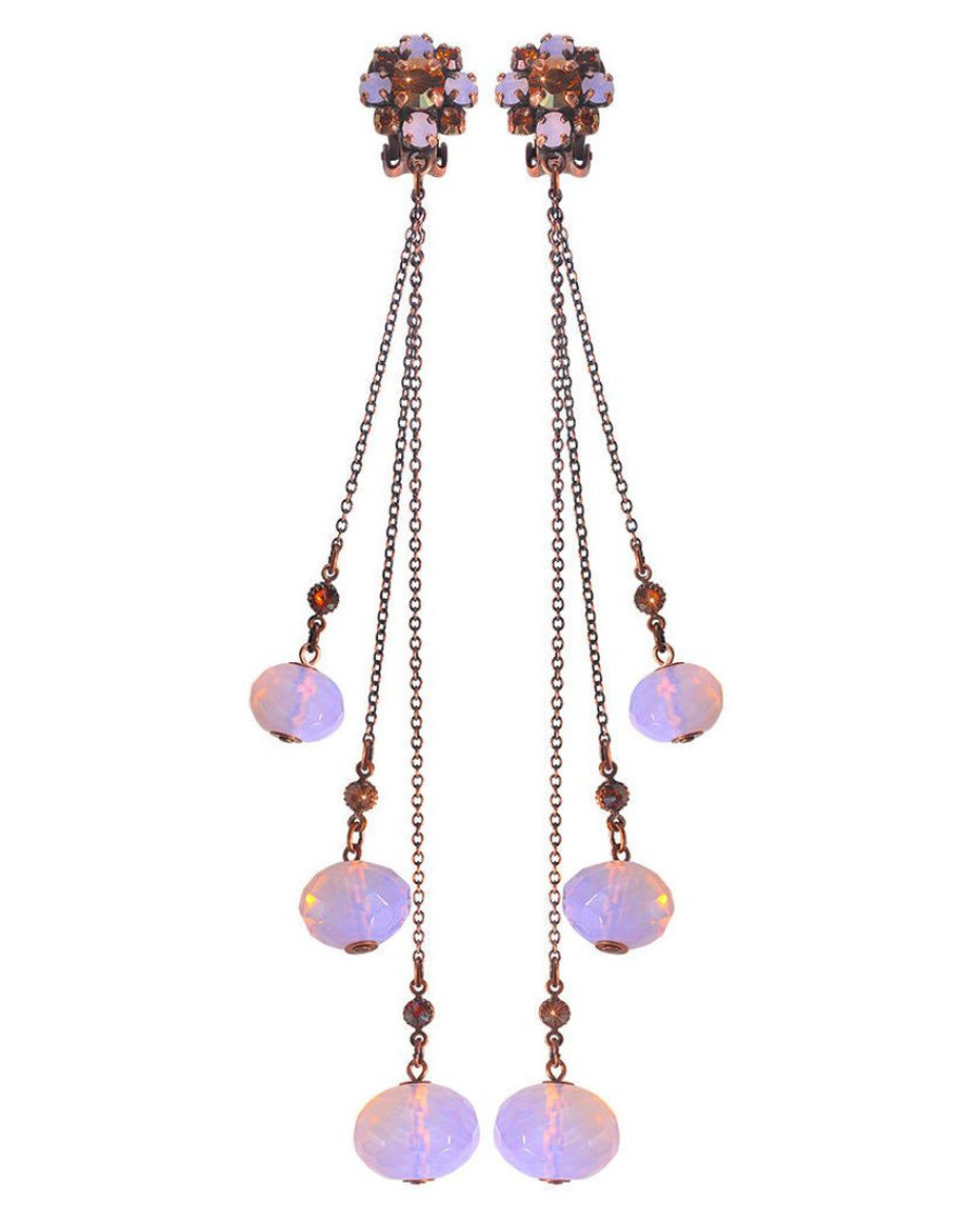 Клипсы Pink Teardrops Falling