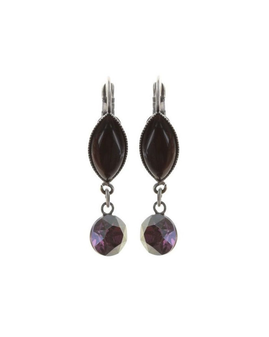 Серьги Dangling Navette