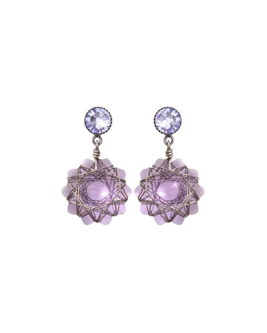 Серьги Bended Glass