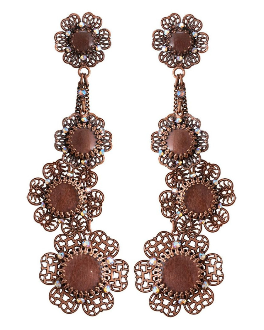 Серьги Flower Shadow