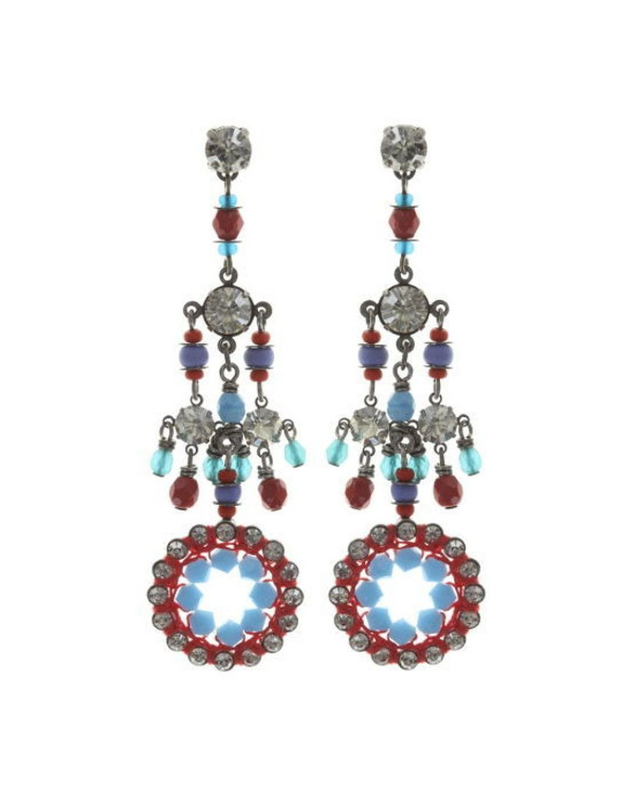 Серьги Paisley African