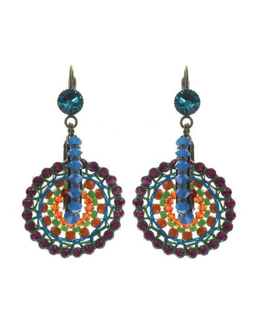 Серьги Paisley African