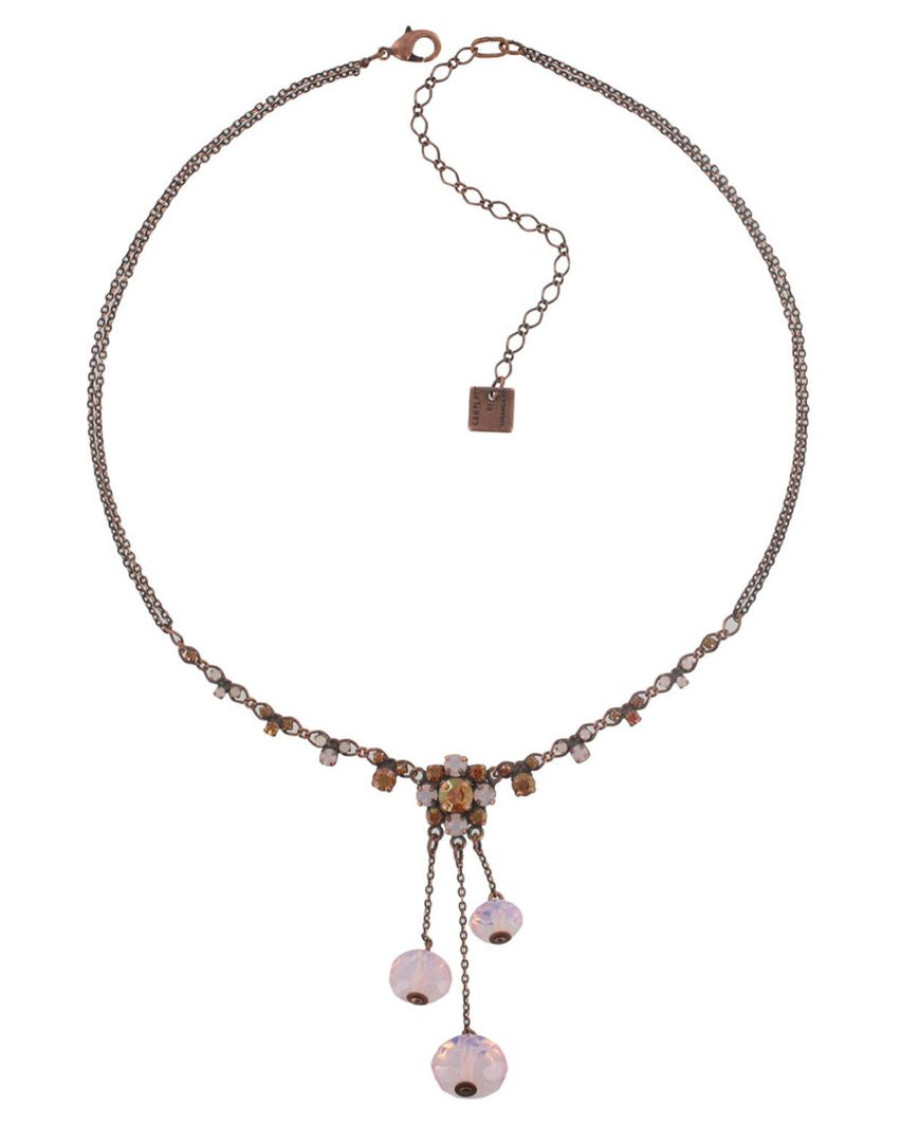 Колье Pink Teardrops Falling