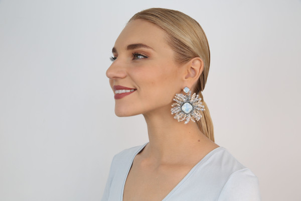 Серьги Bead Snake Jelly