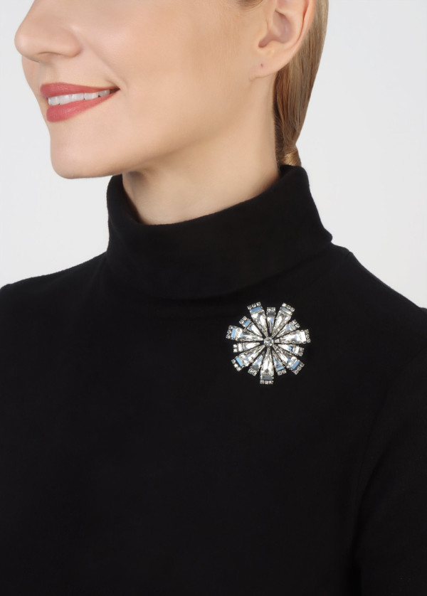 Брошь Spikes and Pearls