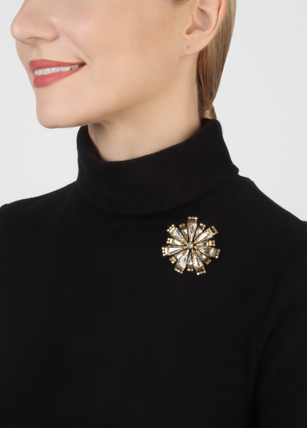 Брошь Spikes and Pearls