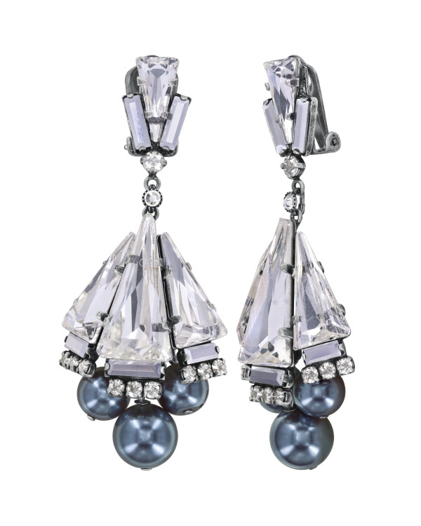 Клипсы Spikes and Pearls