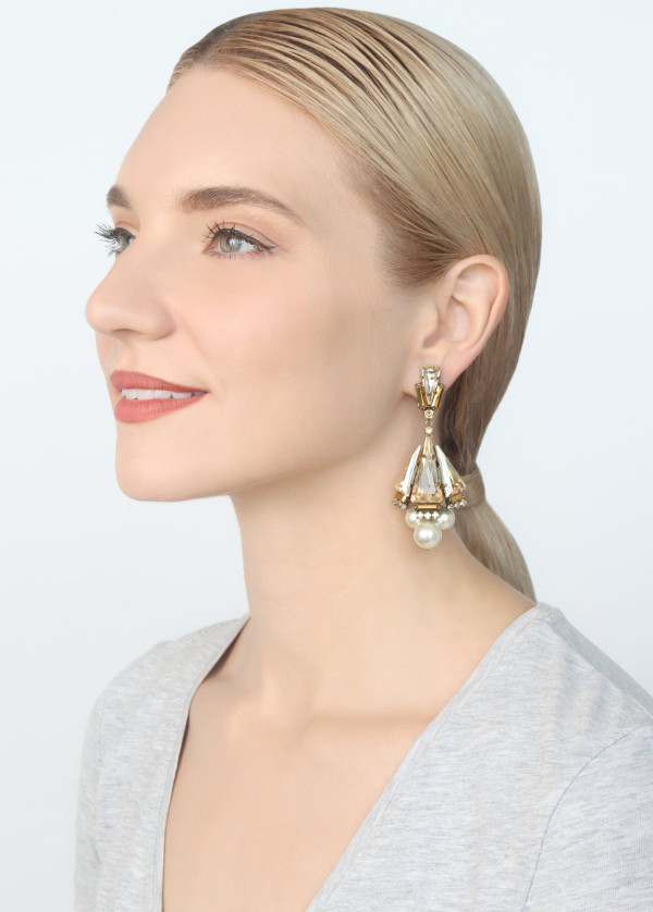 Клипсы Spikes and Pearls