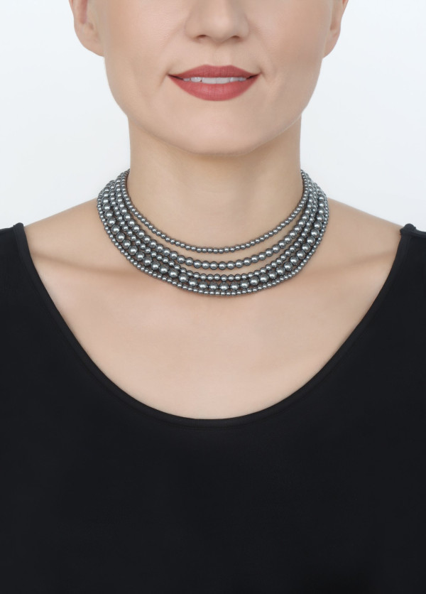 Колье Spikes and Pearls