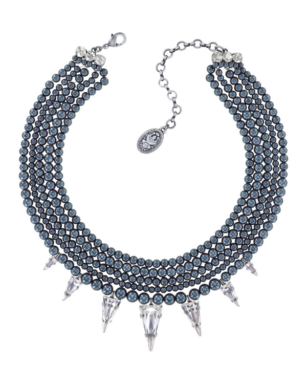 Колье Spikes and Pearls