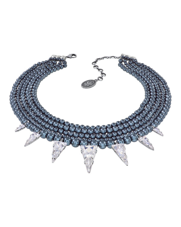 Колье Spikes and Pearls