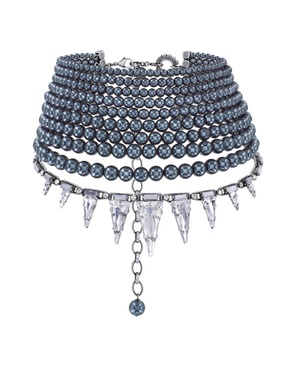 Чокер Spikes and Pearls