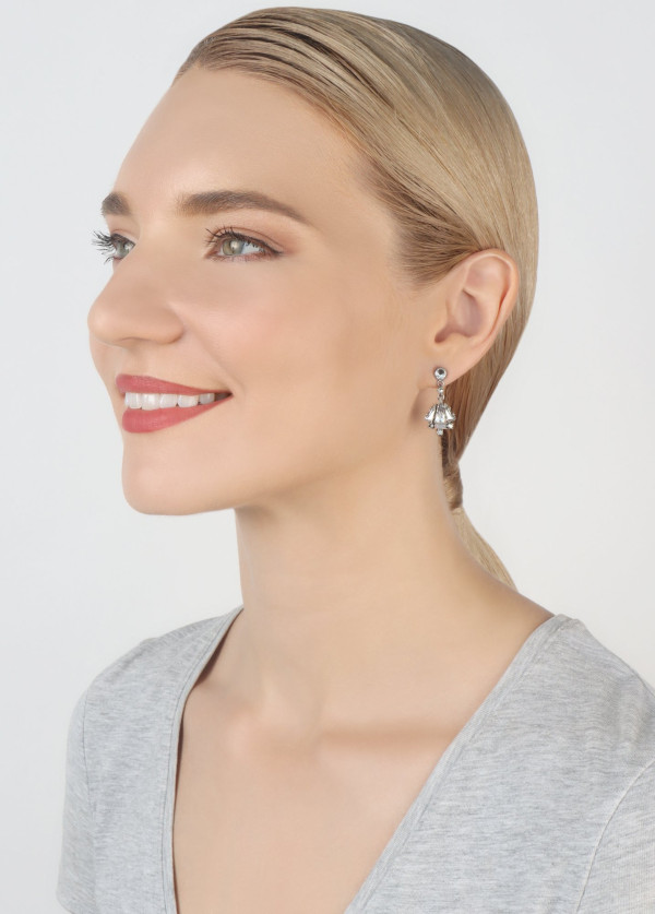 Серьги Spikes and Pearls