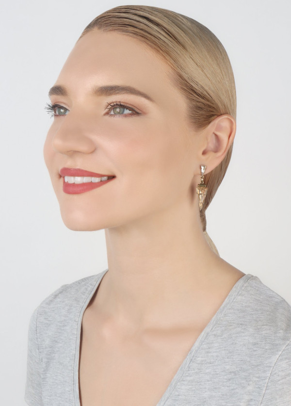 Серьги Spikes and Pearls