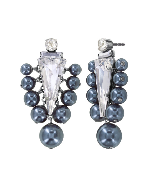 Серьги Spikes and Pearls