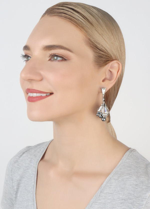 Серьги Spikes and Pearls