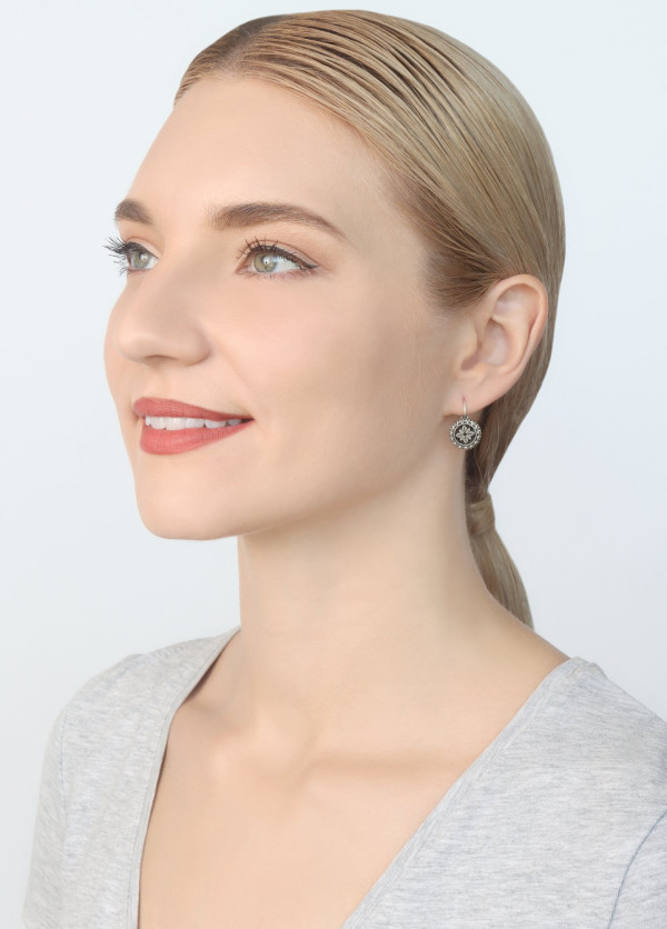 Серьги Medallion Glam