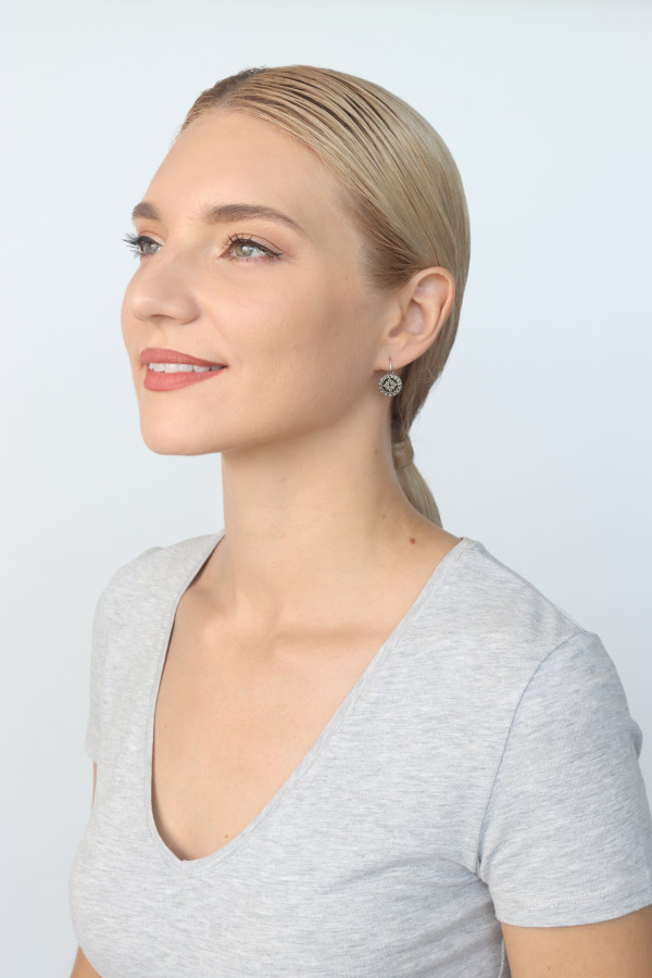 Серьги Medallion Glam