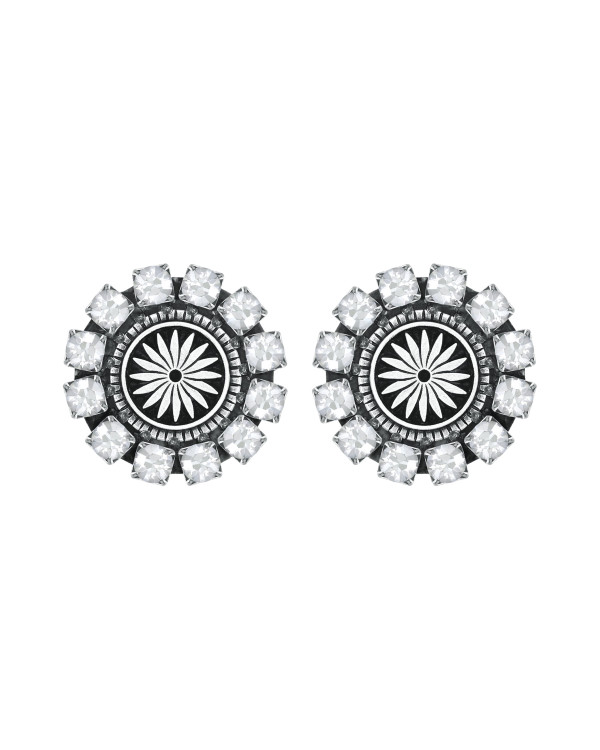 Серьги Medallion Glam