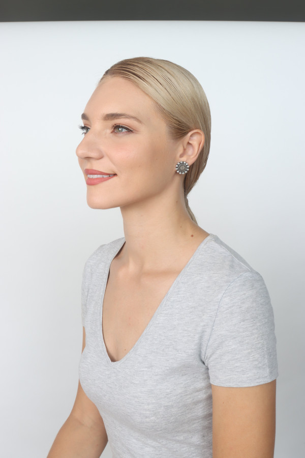 Серьги Medallion Glam