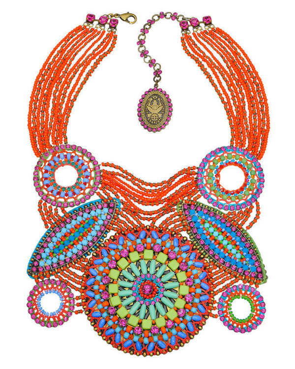 Колье Paisley African