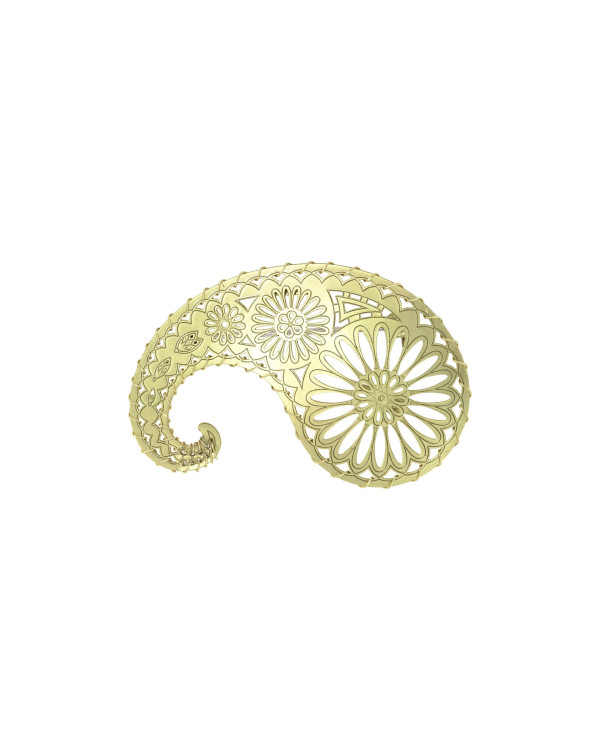 Брошь Paisley