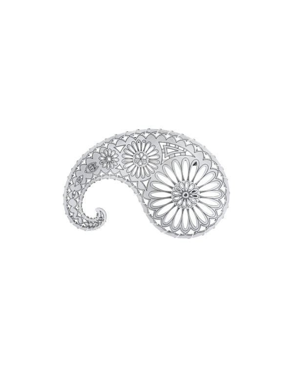 Брошь Paisley