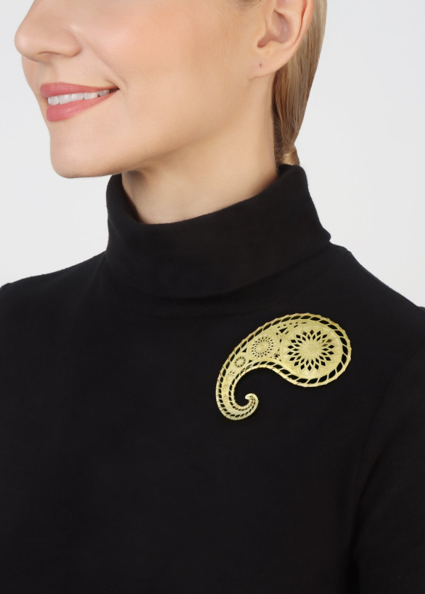Брошь Paisley