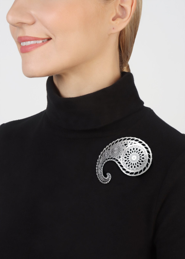 Брошь Paisley