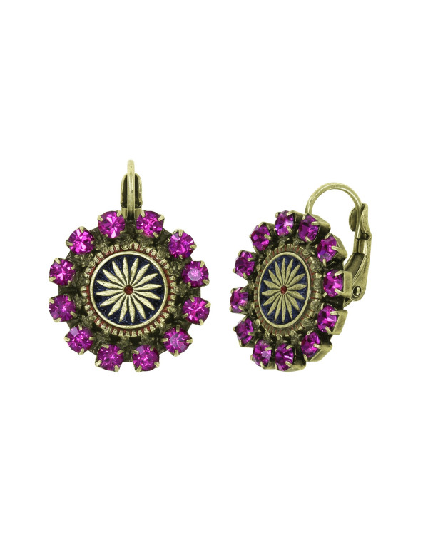 Серьги Medallion Glam