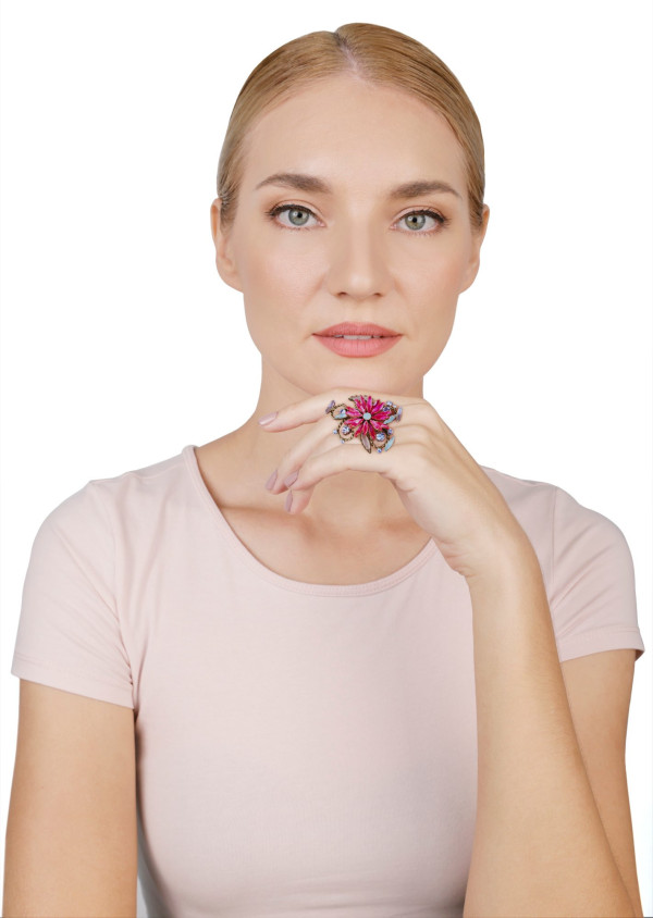 Кольцо Twisted Blossom